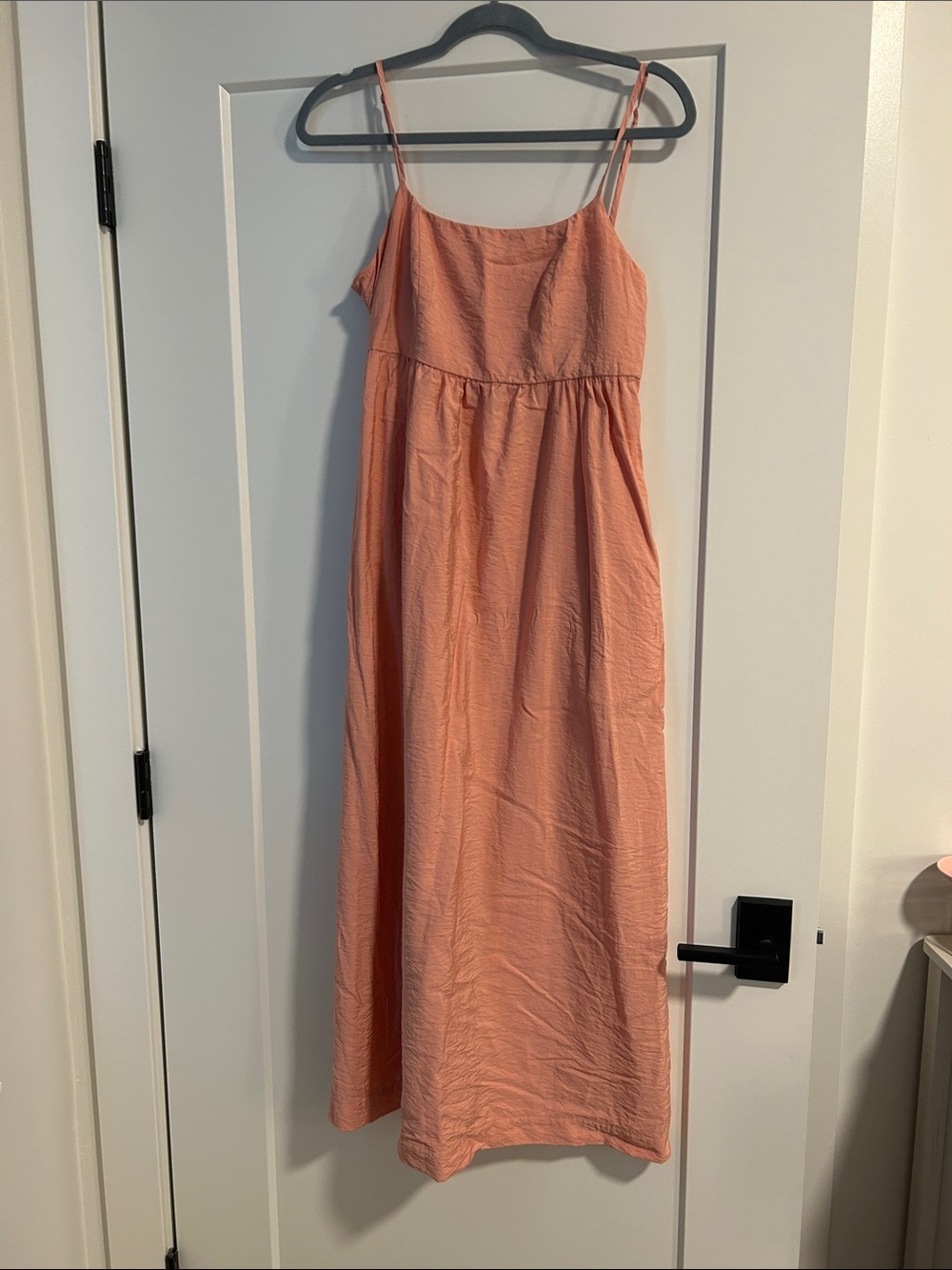 a new day Coral-Peach Spaghetti-Strap Maxi Dress